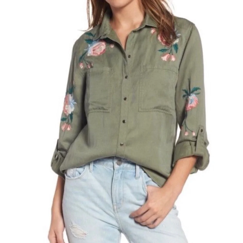 Rails Embroidered Button Down - Picture 1 of 8